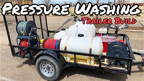 pressure washer trailer setup